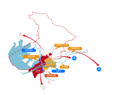 東臨上海,距虹橋機場45分鐘車程,南近杭州,西瀕太湖,北接蘇州主城區